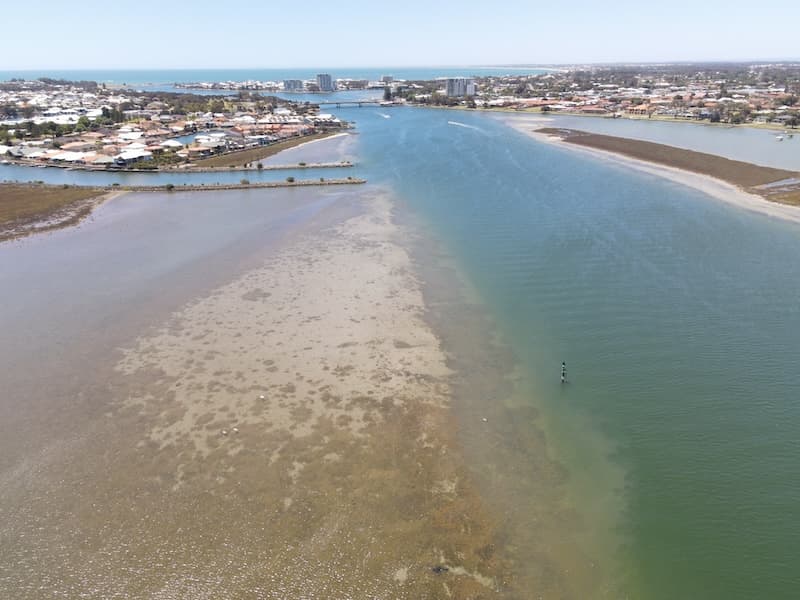 South entrance, Mandurah waterways