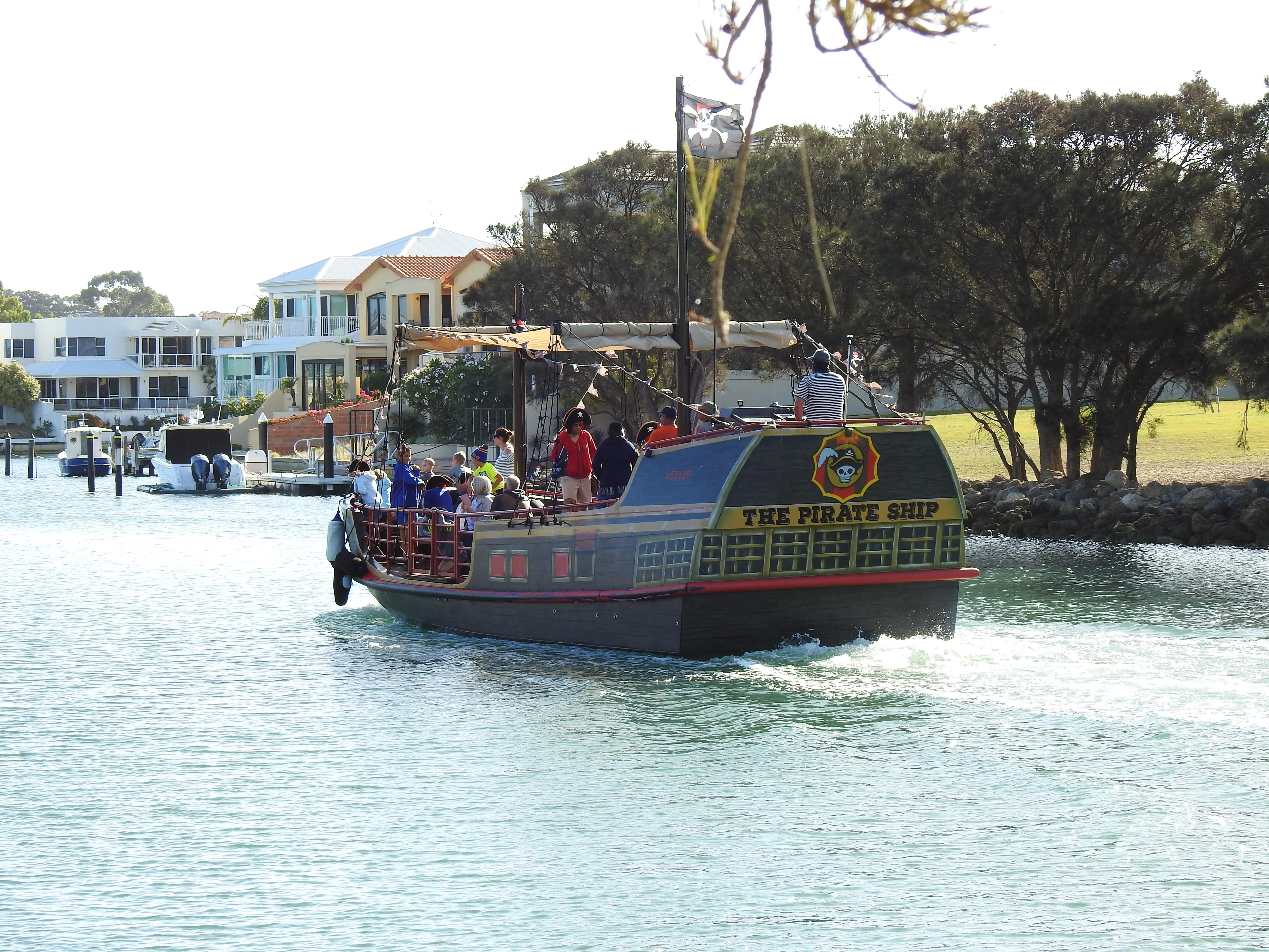 Mandurah cruise aboard the Pirate ship