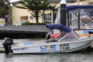 4 Seater dinghy Mandurah boat and hire