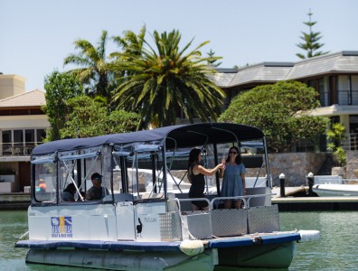 Mandurah boat and bike hire 12 seater deluxe pontoon