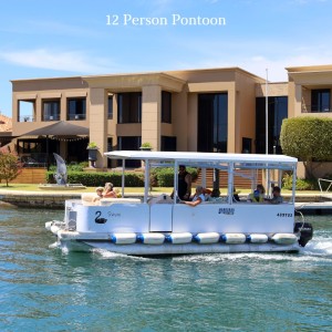 12 Person pontoon Mandurah Boat Hire